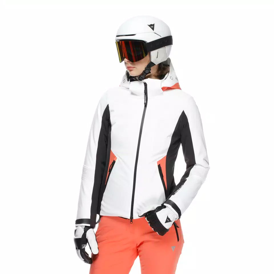 DAINESE striukė Speed Demon Lab DomeAir Pro WMN white/stretch limo/coral